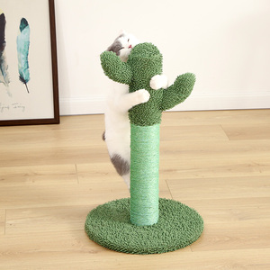 Venta caliente de la buena calidad toalla <span class=keywords><strong>verde</strong></span> Cactus forma Pet del árbol de Cactus de forma de gato del árbol - Product Image 5