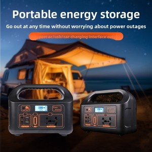 300W Portable <b>Solar</b> Power Station Pure Sine Wave MPPT Controller Mobile <b>Generator</b> for Outdoor Camping Emergency Backup Supply EG - Product Image 4