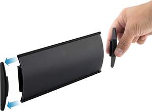 <span class=keywords><strong>Porte</strong></span>-panneau de <span class=keywords><strong>porte</strong></span> <span class=keywords><strong>mural</strong></span> Plaques signalétiques incurvées pour <span class=keywords><strong>porte</strong></span> de bureau Plaque signalétique avec film plastique et ruban adhésif pour salle de bureau - Product Image 3