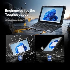 เครื่องสแกนบาร์โค้ดแท็บเล็ตแบบทนทาน I22J 2หน้าจอ1920x1200 <span class=keywords><strong>Windows</strong></span> <span class=keywords><strong>11</strong></span> <span class=keywords><strong>Pro</strong></span> Intel N5100 8GB + 128GB เครื่องสแกนสินค้าคงคลังทางอุตสาหกรรม - Product Image 4