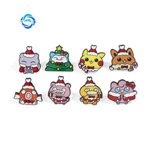 Broche de Noël mignonne de la série <span class=keywords><strong>Pokémon</strong></span>, badge en métal, épingle, design de personnage de dessin animé pour cadeau de vacances - Product Image 5