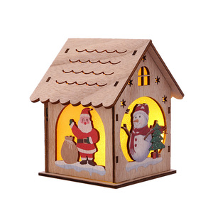 Festive nautique tilleul sculpture artisanat noël bricolage Kit d'assemblage pour enfants adultes gravé au Laser <span class=keywords><strong>bateau</strong></span> modèle parfait maison cadeau - Product Image 6