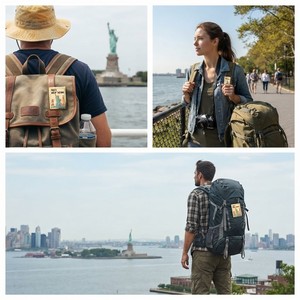 Pin de Solapa de Esmalte Duro con Forma de Sello Personalizado, Insignia Metálica Pulida de la <span class=keywords><strong>Estatua</strong></span> de la <span class=keywords><strong>Libertad</strong></span> de Nueva York, EE. UU. - Product Image 2
