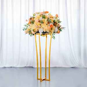 Soporte de Flores Desmontable Dorado, Diseño Moderno, Romántico y Simple de Hierro, Ideal para Decoración de Bodas, Fiestas y Eventos - Product Image 4