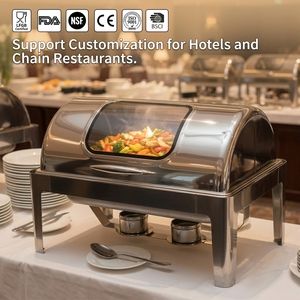 Réchaud à buffet commercial en acier inoxydable, ensemble économique pour la restauration, les hôtels et les restaurants - Product Image 4