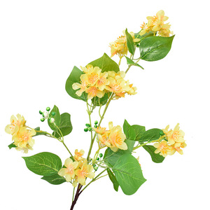 O-X963 Vente en gros <span class=keywords><strong>de</strong></span> branches <span class=keywords><strong>de</strong></span> cerisier à longue tige, fleurs <span class=keywords><strong>de</strong></span> prunier en soie <span class=keywords><strong>de</strong></span> haute qualité, fleurs <span class=keywords><strong>de</strong></span> pêche blanche, fleurs <span class=keywords><strong>de</strong></span> cerisier au toucher réel - Product Image 2