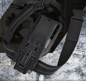 Correa de Pierna Ajustable y Duradera, Multiusos, Elástica, Impermeable, de Nailon, para Muslo, Universal, para Funda QLS 19 22, Táctica, para Caza - Product Image 1