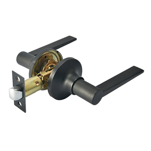 Serrure de porte avec clé Poignées intérieures de porte d'entrée Serrure de porte d'entrée sans clé pour salle de bain et chambre à coucher - Product Image 1