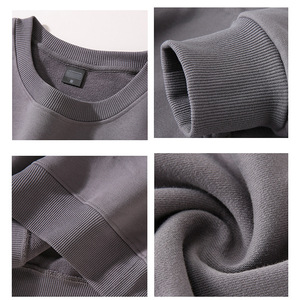 Felpa girocollo da <span class=keywords><strong>uomo</strong></span> in cotone felpato lavorato a maglia, stile americano, resistente, <span class=keywords><strong>taglie</strong></span> <span class=keywords><strong>forti</strong></span>, design oversize, per il commercio transfrontaliero - Product Image 3