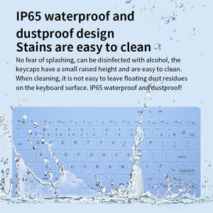 HengYu 78-Key Silent Three Mode Waterproof Membrane Wireless Portable <b>USB</b> Type-C <b>Keyboard</b> New - Product Image 6