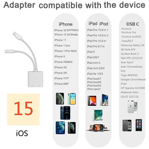 Lecteur de cartes, adaptateur de carte SD/TF USB-C, lecteur multi-cartes à double emplacement, compatible Plug and Play avec iOS et Android - Product Image 4