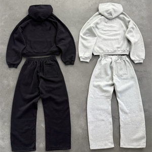 Mùa Đông Chất Lượng Cao Heavyweight Baggy <span class=keywords><strong>Drop</strong></span> Vai Áo Người Đàn Ông Tùy Chỉnh Quá Khổ Lông Cừu Áo Thun Boxy Hoodies Người Đàn Ông - Product Image 6