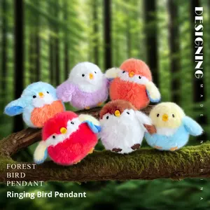 Celebridad de Internet Adorable gorrión pájaro loro peluche muñeca Linda campana sonando Super suave lavado PP algodón para aniversarios - Product Image 2