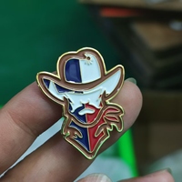 Style mexicain squelette vierge joyeux Logo personnalisé métal Golf pince magnétique émail Golf chapeau Clips lueur dans l'obscurité balle de Golf marqueur