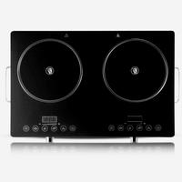 2025 nouveau Design 220V ~ 240V Double cuisinière à induction électrique invisible pour table de cuisson à induction invisible de comptoir