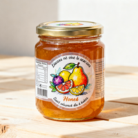 Autocollants d'étiquettes alimentaires personnalisés en vinyle holographique durable, adhésifs, résistants aux basses températures, imperméables et brillants pour bocaux et pizzas