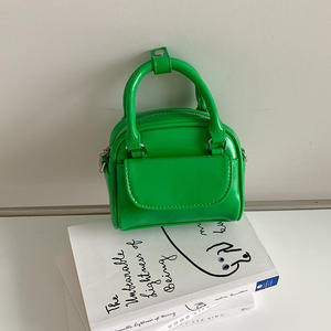 Sac à main mini coréen élégant et raffiné, nouveau modèle d'été, sac bowling simple, petit sac bandoulière décontracté - Product Image 3