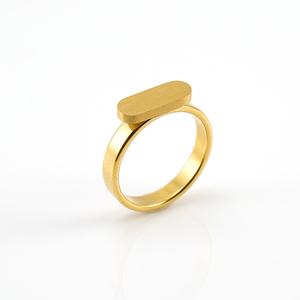 Conjunto de Joyería de Moda Chapado en Oro de 18K: Anillo, Pulsera, Colgante, Pendientes y Collar con Cadena Cubana - Product Image 4