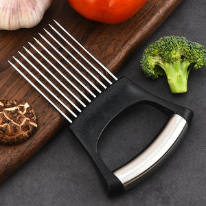 Wholesale 304 Stainless Steel Manual <b>Meat</b> <b>Tenderizer</b> with Onion Needle Slicer PP Kitchen Tool for Loosening Fork Holder Insert - Product Image 2