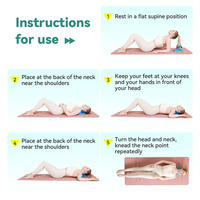 Coussin de massage en EVA en forme de U pour le cou, les épaules et la tête, relaxation confortable et massage multifonctionnel