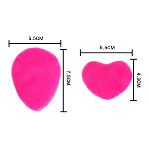 ฟองน้ำแต่งหน้าแบบ2อิน1ที่เกลี่ยแบบสองด้านรูปหัวใจแป้งพัฟเครื่องสำอางสำหรับแป้งและคอนซีลเลอร์ - Product Image 6
