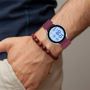 Correa para <span class=keywords><strong>Samsung</strong></span> Galaxy <span class=keywords><strong>Watch</strong></span> 7 FE 44mm 40mm 4 6 <span class=keywords><strong>5</strong></span> <span class=keywords><strong>Pro</strong></span> 45mm Pulsera de muñeca deportiva de silicona Correa Galaxy <span class=keywords><strong>Watch</strong></span> 7 Band - Product Image 6