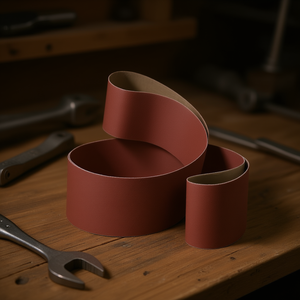 Cinta Abrasiva de Corindón Ttake Ab1000 con Respaldo Adhesivo de 1750x150 mm para Discos de Lijado - Product Image 3