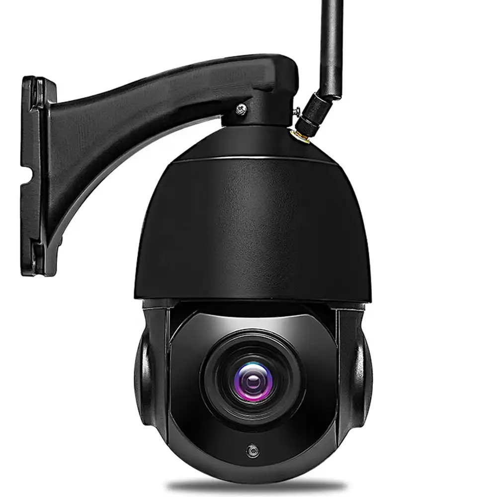 Câmera de vigilância residencial, 5mp 30x zoom óptico sem fio wi-fi externa hd residencial 80m ir visão noturna