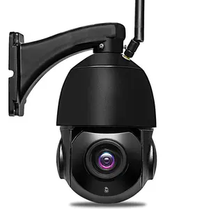 Kamera Keamanan Luar Ruangan, 5MP 30X Zoom Optik Nirkabel Wifi Kamera IP Rumah HD 80M IR Pengawasan Penglihatan Malam