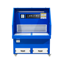 Table de travail industrielle en acier au carbone Tengyuan avec filtration HEPA antistatique 99,97 % pour la collecte des poussières et l'élimination des particules fines lors du meulage