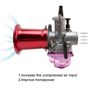 Filtre à air de carburateur Zuqing 50mm PWK PE VM Interface CNC pour moto, collecteur d'air pour moto tout-terrain - Product Image 4