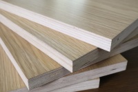 Plancher en bois de chêne blanc massif de haute qualité, placage en contreplaqué - Contreplaqué plaqué PS, surface plane, poncé des deux côtés