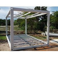 Conteneur de bureau modulaire préfabriqué en métal ISO, portable et compact, de 10, 20, 30 et 40 pieds, en kit, en vente