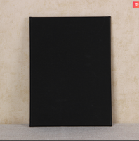 Toile noire vierge tendue pour peinture 40x50cm/16x20 pouces, Cadre de toile tendue, Vente en gros de toiles tendues pour artistes