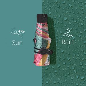 Barato portátil ligero mejor compacto 6K y a prueba <span class=keywords><strong>de</strong></span> viento lluvia bolsillo plegable mini paraguas para niños en edad escolar - Product Image 6