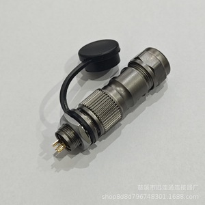 ปลั๊กเสียบการบิน St12 กันน้ำ M12 Ip66 โลหะผสมสังกะสี ชุบทองแดง ขั้วต่อไฟฟ้า - Product Image 5