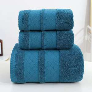 ผ้าขนหนูอาบน้ำผ้าฝ้ายกำมะหยี่ขนาดใหญ่สำหรับผู้ใหญ่100% ผ้าขนหนูซับน้ำได้ดีสำหรับบ้านหรือโรงแรม - Product Image 2