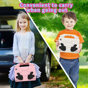 Para Amazon <span class=keywords><strong>Kindle</strong></span> Fire HD 7 2022 Kids Eva Foam Tablet Bumper Cover Funda de bebé a prueba de golpes con mango Kickstand - Product Image 2