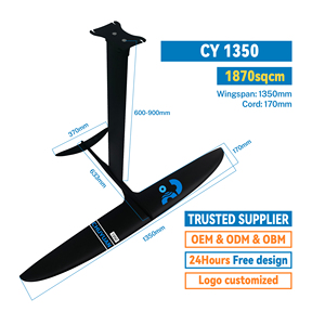 ไฮโดรฟอยล์สำหรับกีฬาทางน้ำ Ultralight <span class=keywords><strong>CY</strong></span> 1350 ประสิทธิภาพสูงสำหรับการเล่นเซิร์ฟ - Product Image 2
