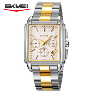 Orologio al quarzo <span class=keywords><strong>uomo</strong></span> in <span class=keywords><strong>acciaio</strong></span> 2339 e pelle Skmei orologio classico per gli uomini impermeabile fabbrica - Product Image 2