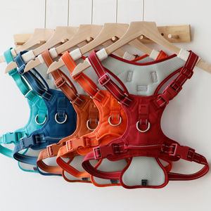 ハンヤン卸売カスタム反射調整可能スポーツシンプル猫犬ハーネスタクティカルノープル通気性ソフト快適犬用 - Product Image 1