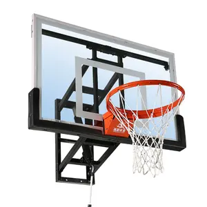 New Style Teen Type Adjustable Height Wall Mounted Basketball Hoop Stand