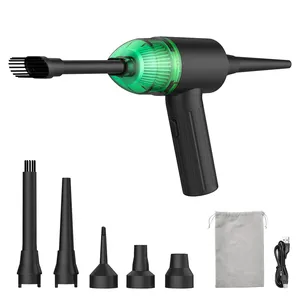 Rechargeable 4 in 1 car vacuum cleaner electric dust cleaner for keyboard computer cordless air duster for cleaning tool