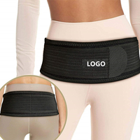 Faja Lumbar Ajustable de Doble Compresión, Cinturón de Soporte Lumbar Transpirable de Neopreno con Tela OK Premium