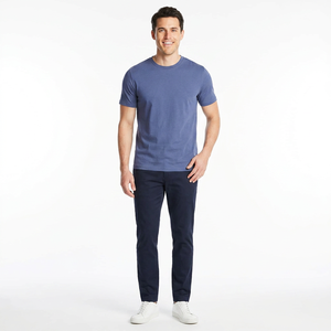T-shirt personnalisé pour homme en microfibre, 100 % coton épais à manches courtes, imprimé sur mesure – Nouvelle collection 2026, vente chaude - Product Image 1