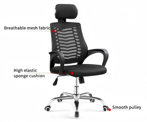 <span class=keywords><strong>Sedia</strong></span> girevole <span class=keywords><strong>ergonomica</strong></span> manageriale di lusso per Computer <span class=keywords><strong>con</strong></span> poggiatesta e <span class=keywords><strong>supporto</strong></span> <span class=keywords><strong>lombare</strong></span> per una lunga seduta <span class=keywords><strong>sedia</strong></span> da riunione - Product Image 2