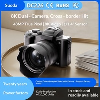 Nouvel Arrivage Transfrontalier : Appareil Photo Numérique HD 8K d'Entrée de Gamme avec Capteur 48 Mégapixels, Objectif Periscope Sans Miroir et Écran Tactile