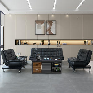 Chaise d'attente pliable <span class=keywords><strong>en</strong></span> cuir moderne <span class=keywords><strong>en</strong></span> forme de L avec hauteur réglable pour usage commercial dans les salons de beauté, les salons de coiffure, les hôtels - Product Image 3