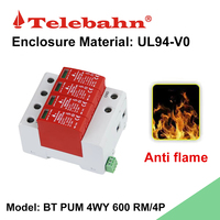 Parasurtenseur 600Y/347V 20-50kA Dispositif de protection contre les surtensions SPD pour système triphasé en Y/4W+G