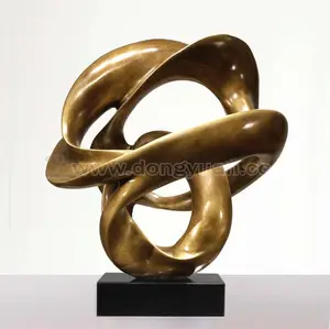 Personalizado aço casa decoração antiga mascote abstrato figurativo bronze estátua interior estatueta escultura